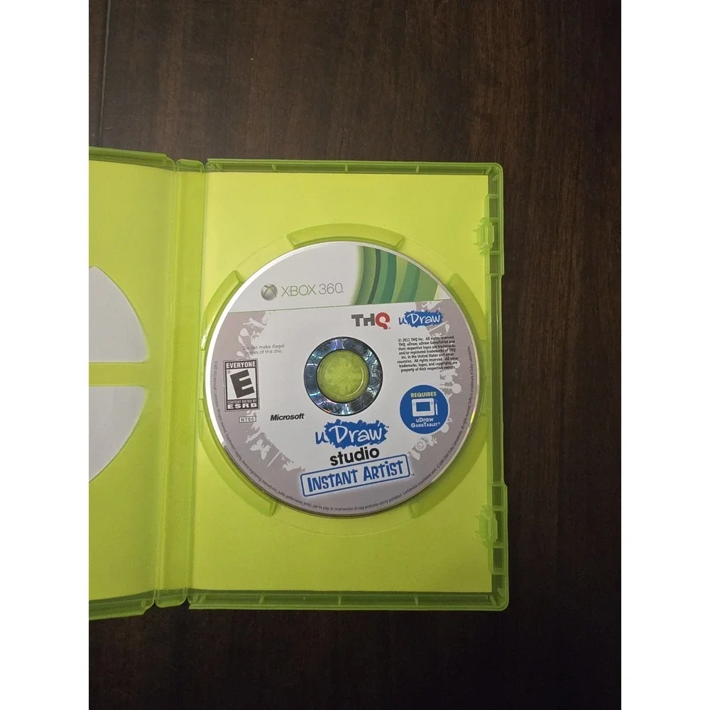 XBOX 360‎ uDraw Studio Instant Artist Video Game TESTED
